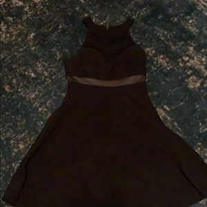 Juniors Black Mini Dress